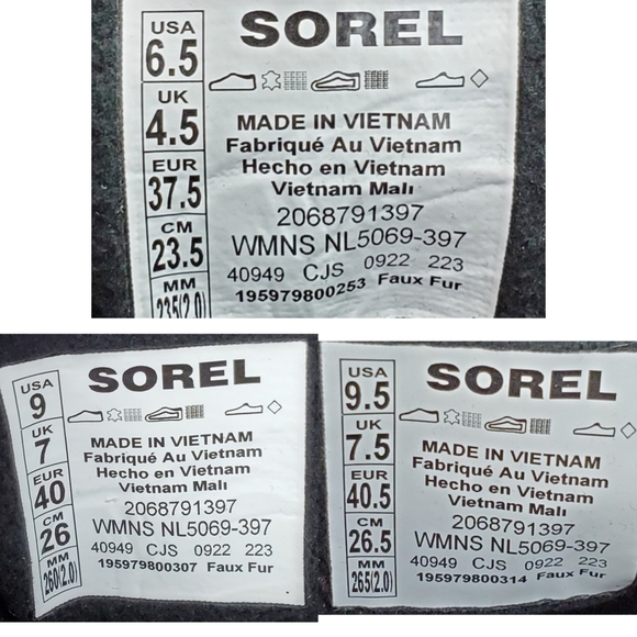 NWB Sorel explorer next Joan waterproof boots stone green lace insulated suede - Picture 15 of 16